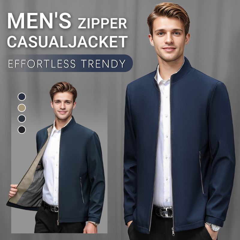 🖤Early Black Friday Sale:50% OFF🖤Standing Collar Zipper Casual Jacket
