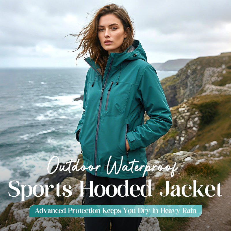 ⏳Time-Limited Special Price - save 50%⏰ Outdoor Waterproof Sports Hooded Jacket
