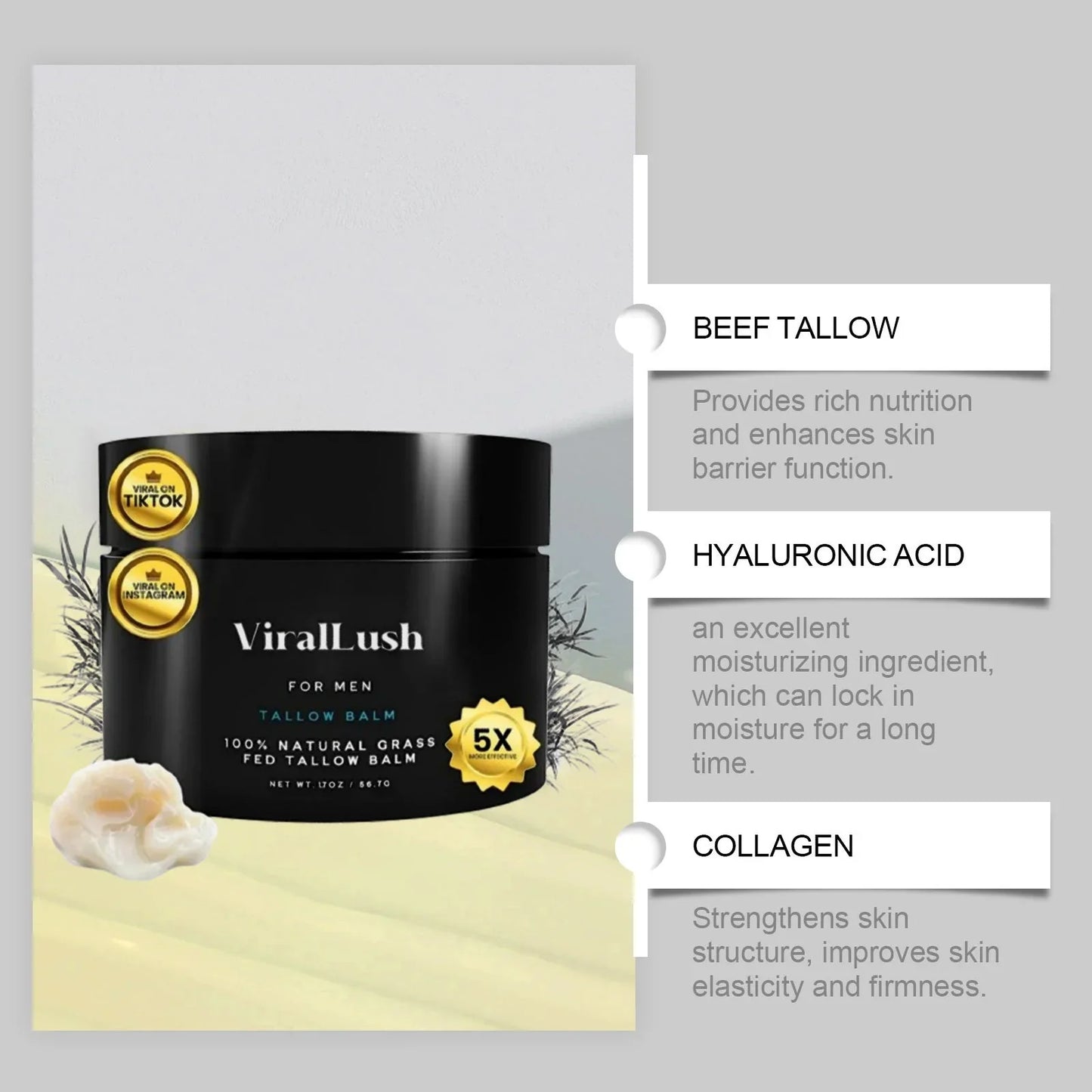 Wrinkle Repair Tallow Balm