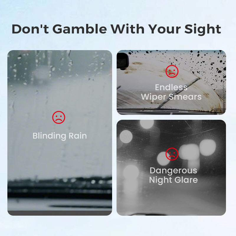 🔥 Auto Glass Side Window Oil Film Removal Cleaner（50% OFF）