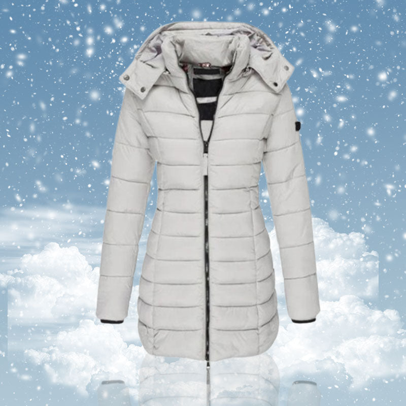 ✨ Women's Lightweight Winter Down Jacket with Hood — Water-Resistant & Cozy 🧥