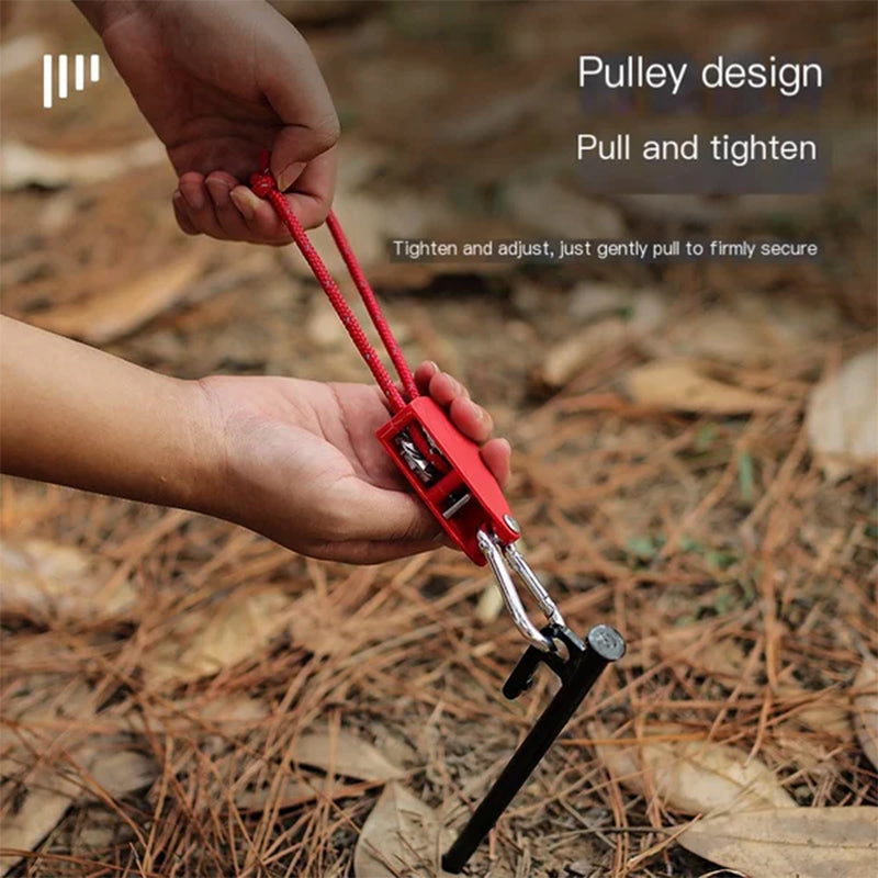 🔥Top-Selling Back-to-School Products Portable Adjustable Fix Camping Rope🌳