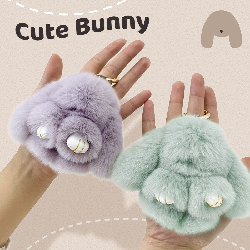 🎅Christmas Pre-sale🎁🐰Handmade Soft Bunny Pom Pom Charms (🎁Boxed Edition)