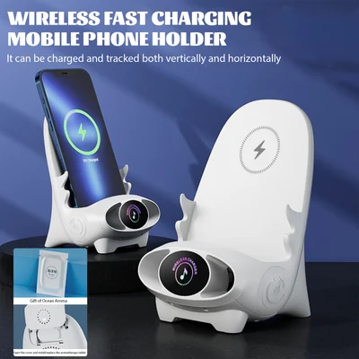 🔥Last Day Sale 60%🔥Mini Chair Wireless Fast Charger Multifunctional Phone Holder