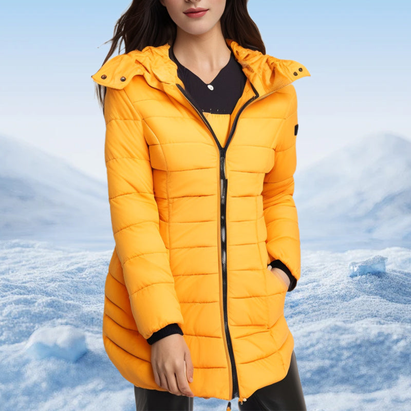 ✨ Women's Lightweight Winter Down Jacket with Hood — Water-Resistant & Cozy 🧥