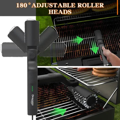Electric BBQ Grill Brush Cordless and Rechargeable