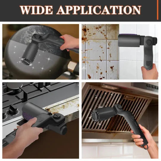 Electric BBQ Grill Brush Cordless and Rechargeable