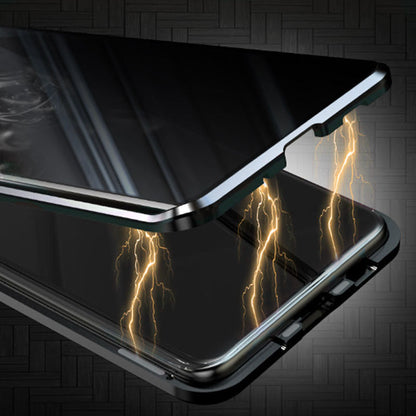 🔥Custodia magnetica anti-sbirciatina in vetro temperato bifacciale per telefono Samsung serie S25-21