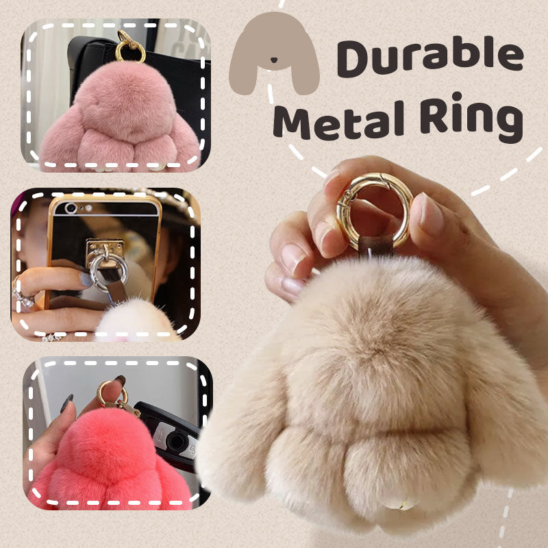 🎅Christmas Pre-sale🎁🐰Handmade Soft Bunny Pom Pom Charms (🎁Boxed Edition)