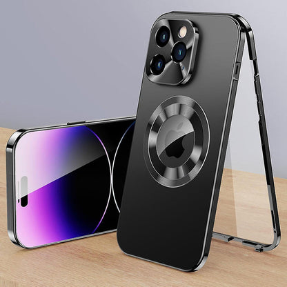 Double-sided Electroplated Glass Magnetic Phone Case