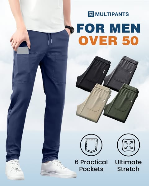 🏆MultiPants – High Stretch Multi-pocket Durable Cargo Pants