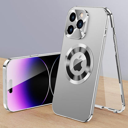 Double-sided Electroplated Glass Magnetic Phone Case