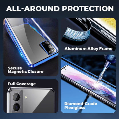 🌟Magnetic Full-Coverage Protective Phone Case for For Samsung Galaxy S20-25 Series
