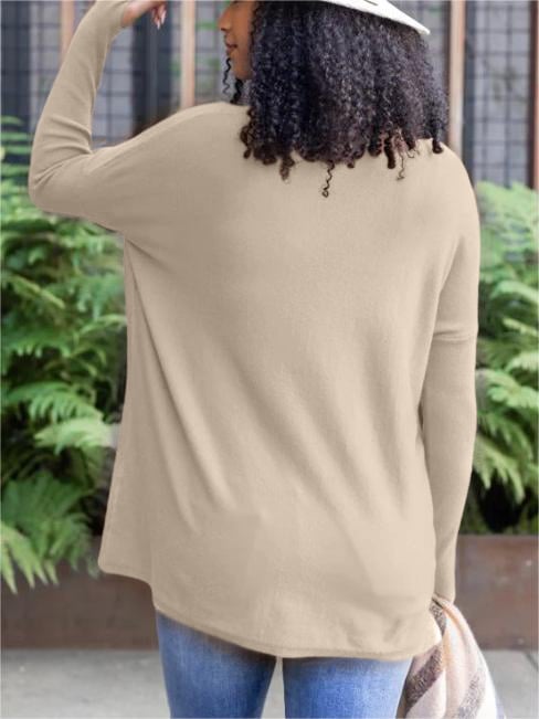 🍁New for autumn✨LONG SLEEVE THUMBHOLE SWEATER POCKET TUNIC