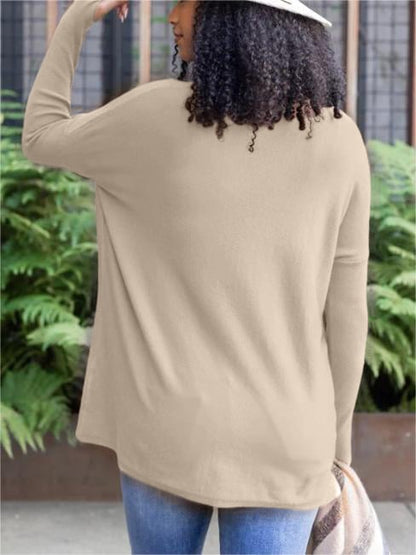 🍁New for autumn✨LONG SLEEVE THUMBHOLE SWEATER POCKET TUNIC
