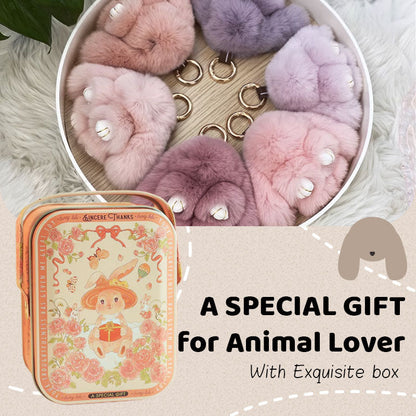 🎅Christmas Pre-sale🎁🐰Handmade Soft Bunny Pom Pom Charms (🎁Boxed Edition)