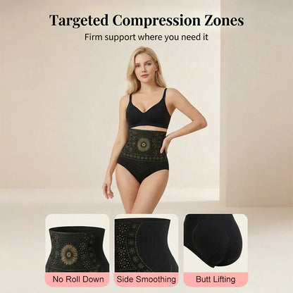 High-waisted shaping shorts