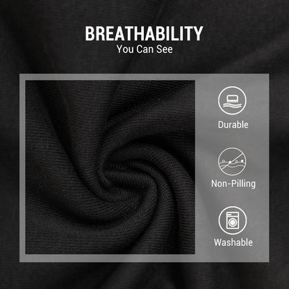 Mens High Neck Slim Fit Long Sleeve T-shirt