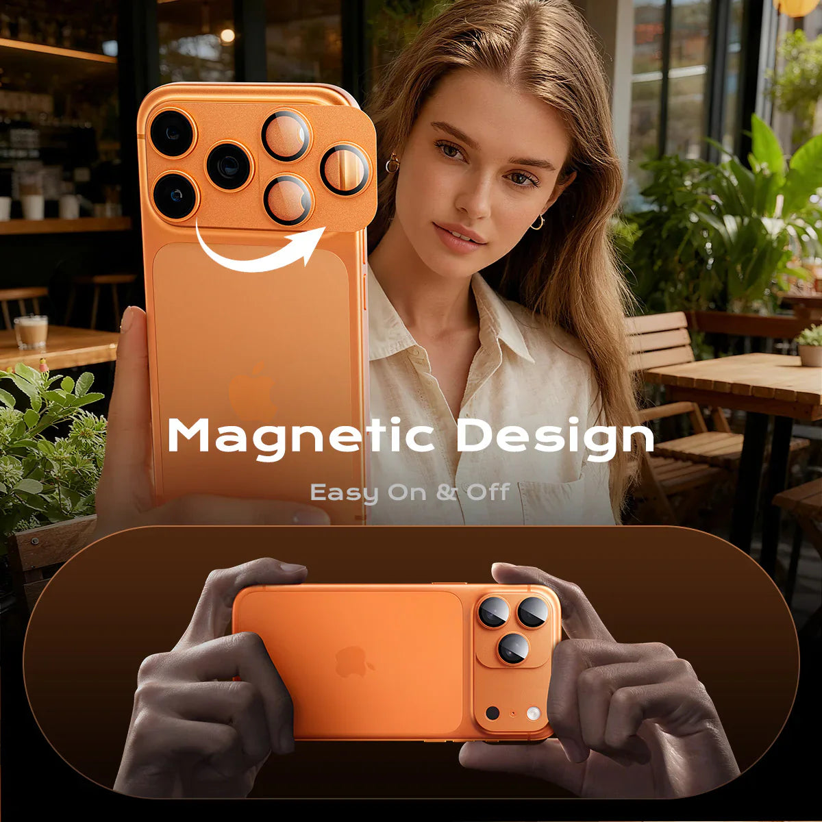 Magnetic Lens Protector for iPhone