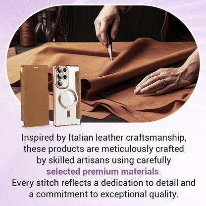 2025 New leather textured flip mobile phone case for Samsung