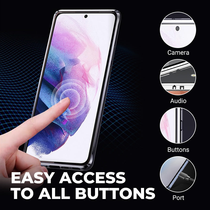 🌟Magnetic Full-Coverage Protective Phone Case for For Samsung Galaxy S20-25 Series