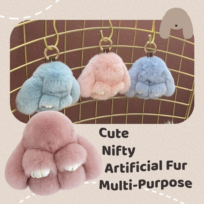 🎅Christmas Pre-sale🎁🐰Handmade Soft Bunny Pom Pom Charms (🎁Boxed Edition)