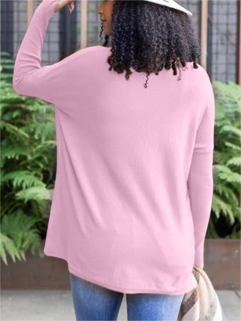 🍁New for autumn✨LONG SLEEVE THUMBHOLE SWEATER POCKET TUNIC