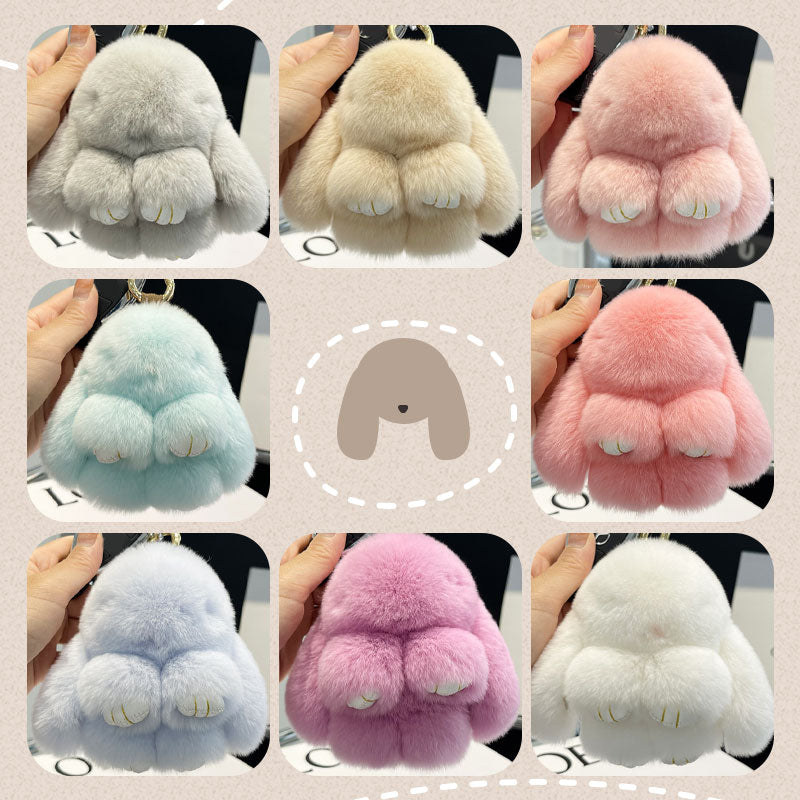 🎅Christmas Pre-sale🎁🐰Handmade Soft Bunny Pom Pom Charms (🎁Boxed Edition)