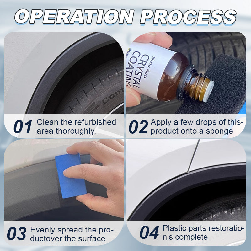 Car Plastic Restorer & Coat Liquid🔥