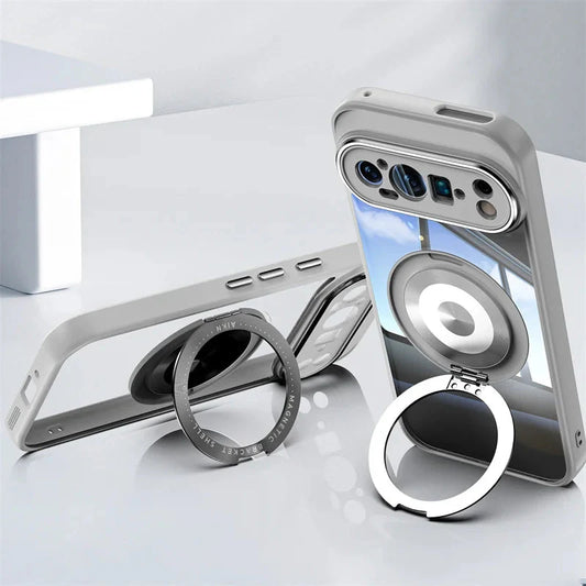 Transparent Magnetic Case with Bracket