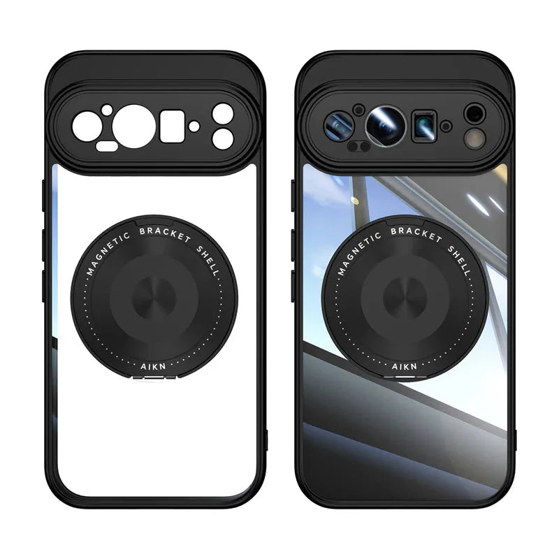 Transparent Magnetic Case with Bracket