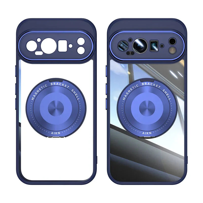 Transparent Magnetic Case with Bracket