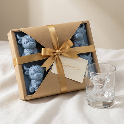 Mini Highland Cow Ice Cube Mold – Cute 3D Ice for Drinks, Parties & Gifts