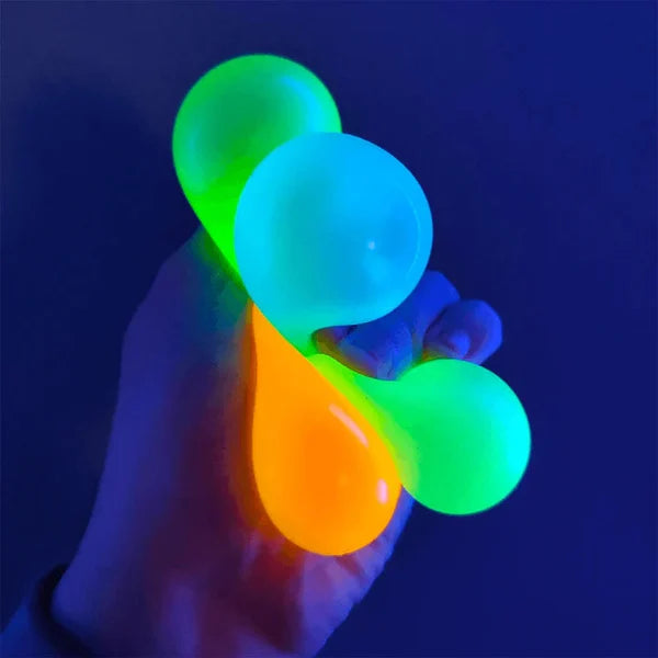 🔥Winter indoor sports🔥Glow-in-the-dark decompression ceiling balls
