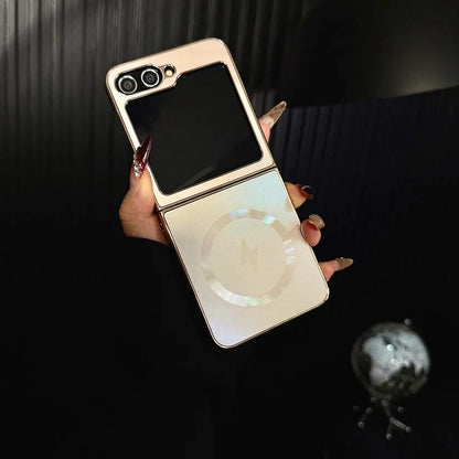 Electroplated Frosted Magnetic Cover for Samsung Galaxy Z Flip 3/4/5/6/7