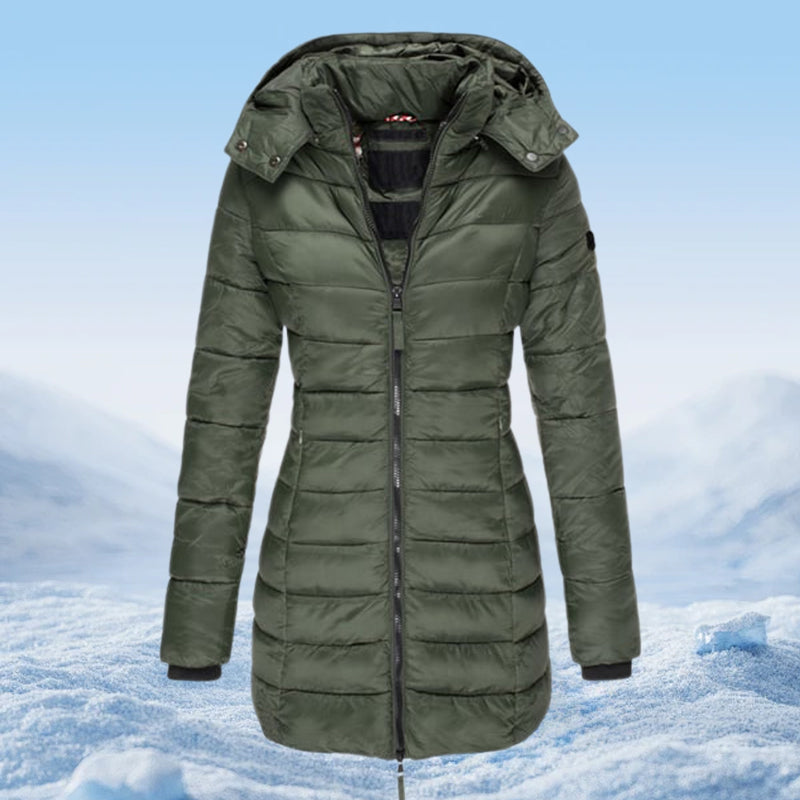 ✨ Women's Lightweight Winter Down Jacket with Hood — Water-Resistant & Cozy 🧥