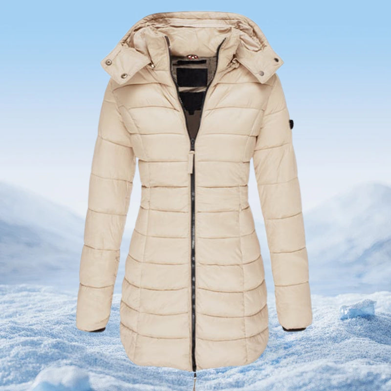 ✨ Women's Lightweight Winter Down Jacket with Hood — Water-Resistant & Cozy 🧥