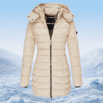 ✨ Women's Lightweight Winter Down Jacket with Hood — Water-Resistant & Cozy 🧥