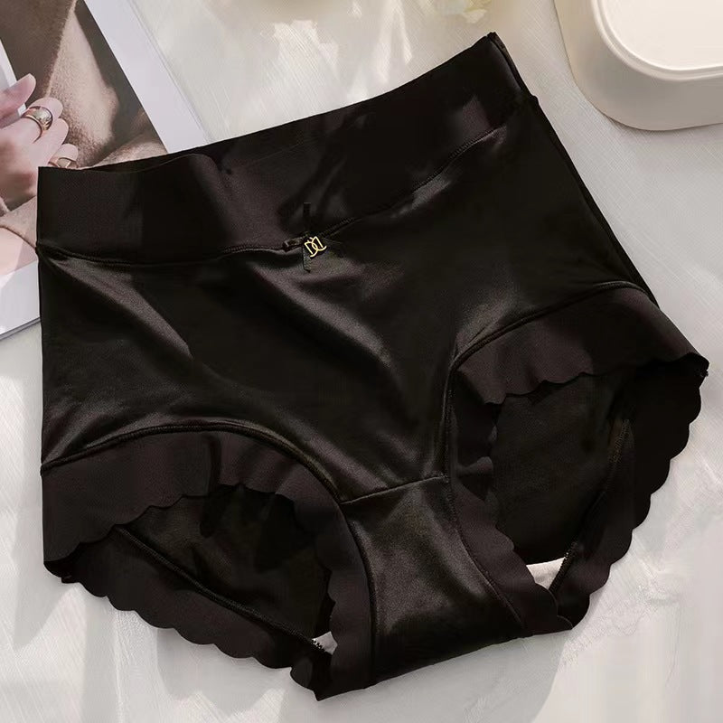 3PCS Satin ice Silk Seamless Tummy Control Panties🌸