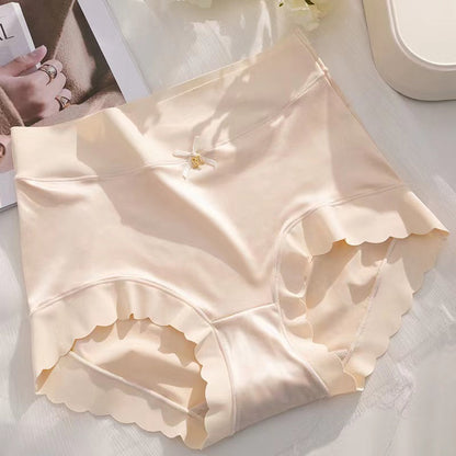 3PCS Satin ice Silk Seamless Tummy Control Panties🌸
