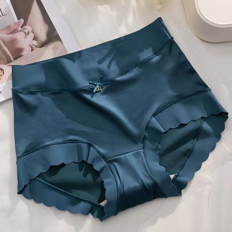 3PCS Satin ice Silk Seamless Tummy Control Panties🌸
