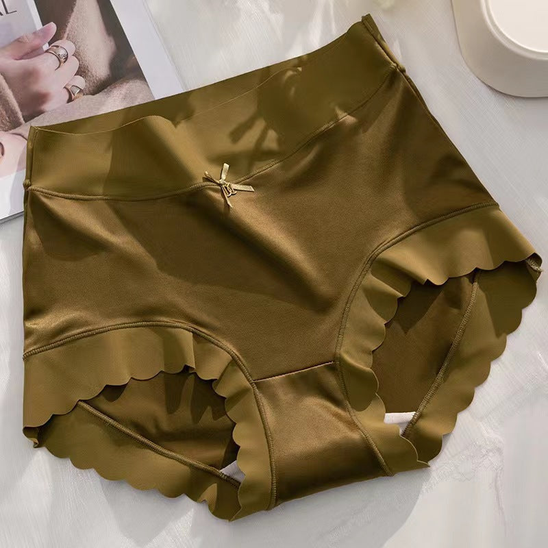 3PCS Satin ice Silk Seamless Tummy Control Panties🌸