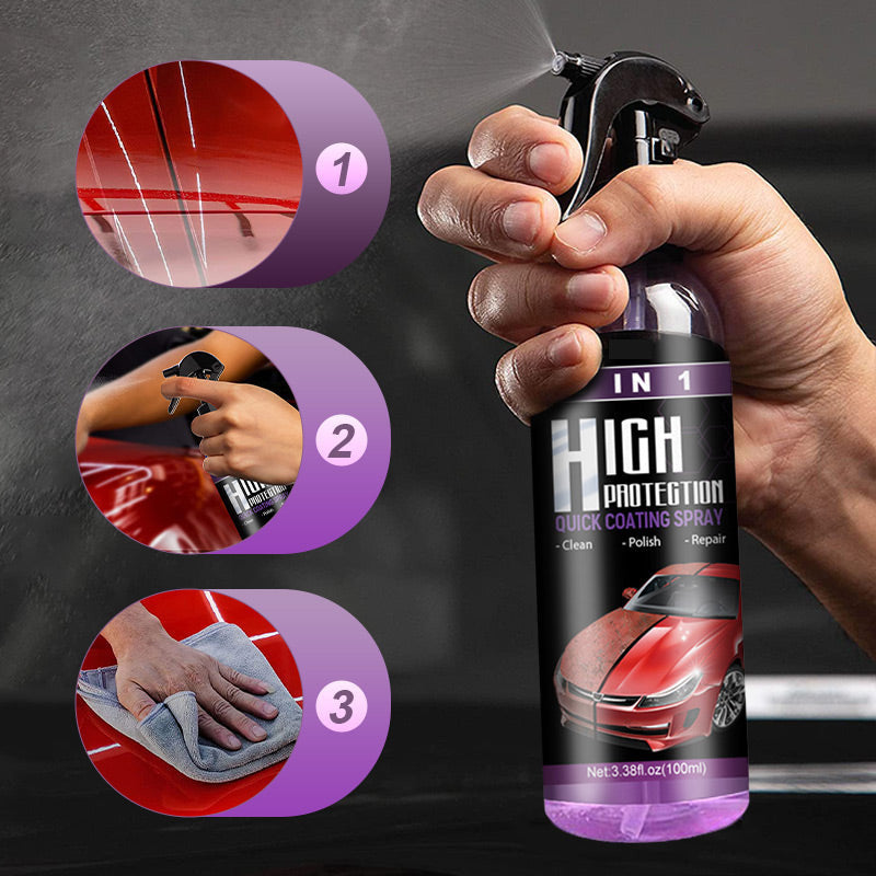 3 in 1 High Protection Quick Car Coating Spray
