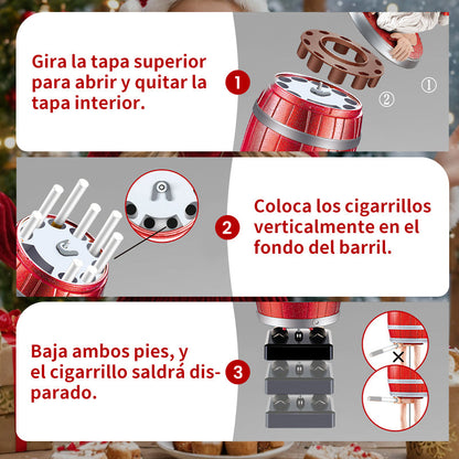 Dispensador divertido de cigarrillos emergente de Santa Claus