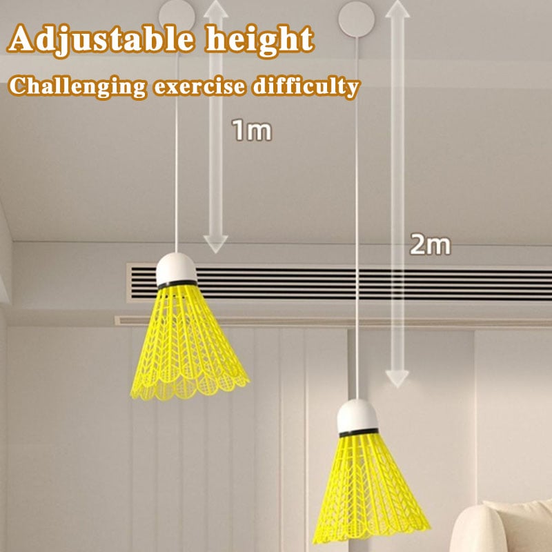 🔥Winter indoor sports🔥Indoor Bounceable Luminous Badminton Trainer
