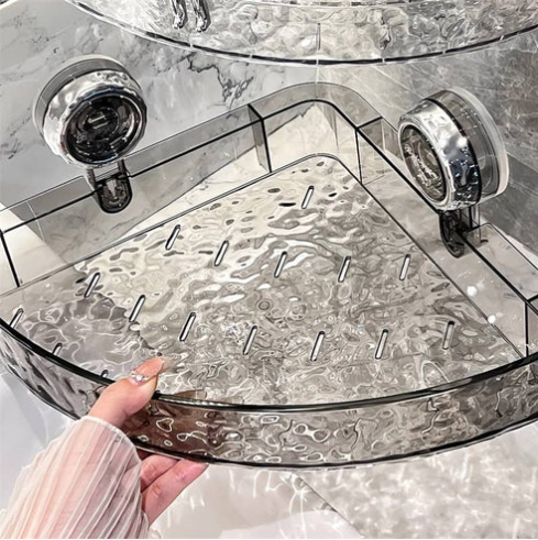 46% OFF - Light luxury style punch-free storage rack