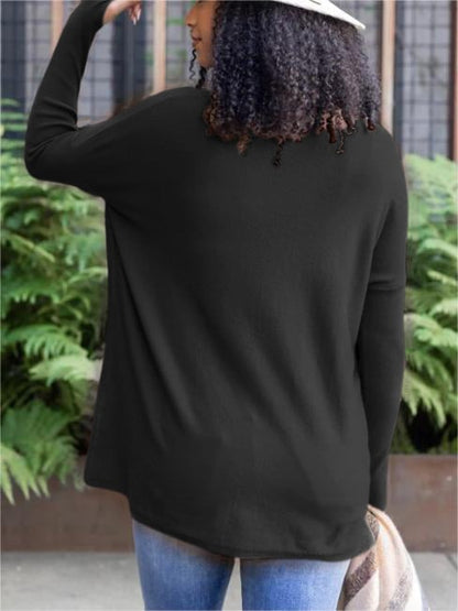 🍁New for autumn✨LONG SLEEVE THUMBHOLE SWEATER POCKET TUNIC