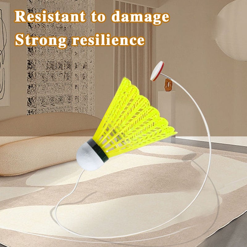 🔥Winter indoor sports🔥Indoor Bounceable Luminous Badminton Trainer
