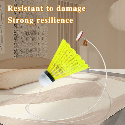🔥Winter indoor sports🔥Indoor Bounceable Luminous Badminton Trainer