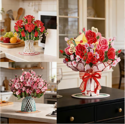 🏆95K+ SOLD! 🌼💌 Forever-Blooming 3D Flower Pop-Up Card– Personalized Love Message & Everlasting Bloom 🎁